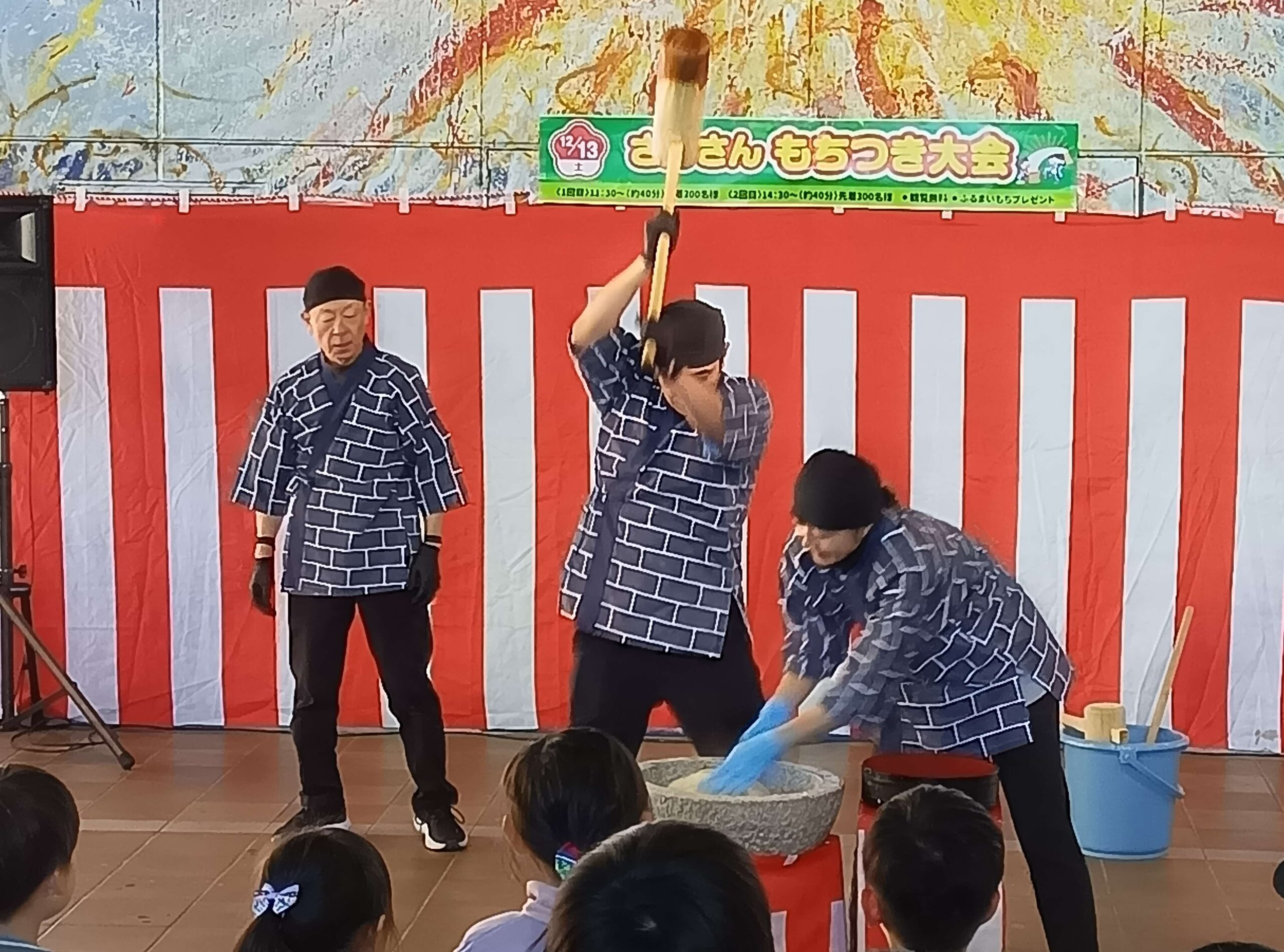 今年もやります！さんさんもちつき大会😁